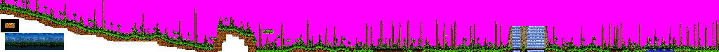 Thumbnail for a map of Forest Of Eharms for the Arcade game Magical Cat Adventure.