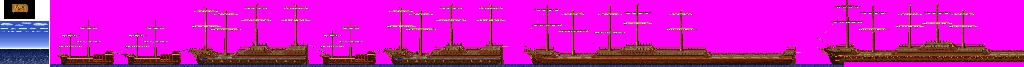 Thumbnail for a map of Sea Of Pirates for the Arcade game Magical Cat Adventure.