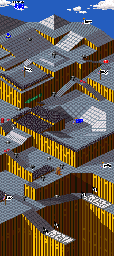 Thumbnail for a map of Aerial for the Arcade game Marble Madness II.