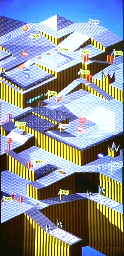 Thumbnail for a map of Aerial (Beta) for the Arcade game Marble Madness II.