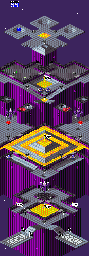 Thumbnail for a map of Astral for the Arcade game Marble Madness II.