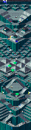 Thumbnail for a map of Deep Sea for the Arcade game Marble Madness II.