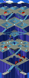 Thumbnail for a map of Icebox for the Arcade game Marble Madness II.