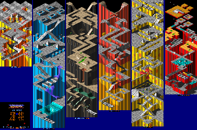 Thumbnail for a map of Races for the Arcade game Marble Madness.