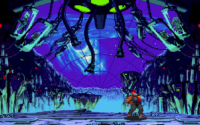 Thumbnail for a map of Apocalypse Now! Cyber Akuma for the Arcade game Marvel Super Heroes Vs. Street Fighter.