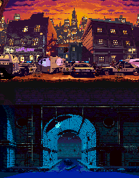 Thumbnail for a map of Manhattan for the Arcade game Marvel Super Heroes Vs. Street Fighter.