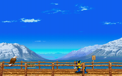 Thumbnail for a map of Wolverine for the Arcade game Marvel Super Heroes.