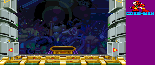 Thumbnail for a map of Mega Man 1~2 Crash Man for the Arcade game Mega Man: The Power Battle.