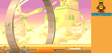 Thumbnail for a map of Mega Man 1~2 Heat Man for the Arcade game Mega Man: The Power Battle.