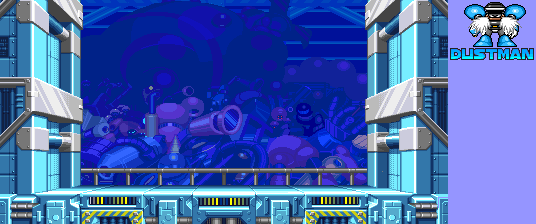 Thumbnail for a map of Mega Man 3~6 Dust Man for the Arcade game Mega Man: The Power Battle.