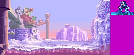 Thumbnail for a map of Mega Man 3~6 Gemini Man for the Arcade game Mega Man: The Power Battle.