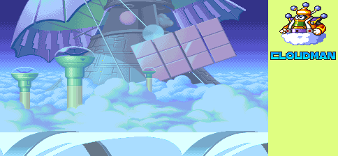 Thumbnail for a map of Mega Man 7 Cloud Man for the Arcade game Mega Man: The Power Battle.