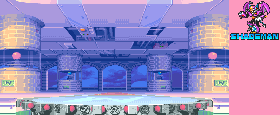 Thumbnail for a map of Mega Man 7 Shade Man for the Arcade game Mega Man: The Power Battle.