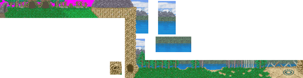 Thumbnail for a map of Stage 4 for the Arcade game Metamorphic Force.