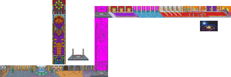 Thumbnail for a map of Stage 6 for the Arcade game Metamorphic Force.