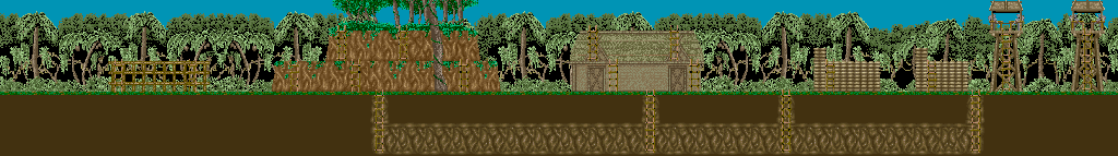 Thumbnail for a map of 2nd Objective for the Arcade game M.I.A.: Missing In Action.
