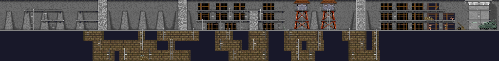 Thumbnail for a map of 5th Objective for the Arcade game M.I.A.: Missing In Action.