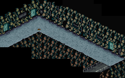 Thumbnail for a map of Round 1: Cavern for the Arcade game Michael Jackson's Moonwalker.