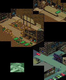 Thumbnail for a map of Round 2: Amusement Quarter for the Arcade game Michael Jackson's Moonwalker.