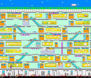 Thumbnail for a map of Stage 3 for the Arcade game Momoko 120%.