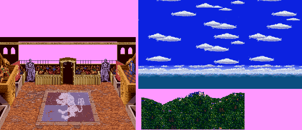 Thumbnail for a map of Normal for the Arcade game Mutant Fighter.