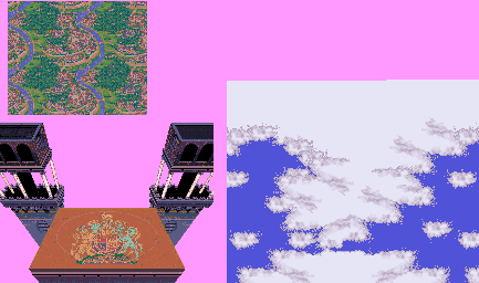 Thumbnail for a map of Ring for the Arcade game Mutant Fighter.