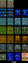 Thumbnail for a map of Pac-Man Arrangement Rounds for the Arcade game Namco Classic Collection: Vol. 2.