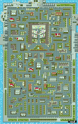 Thumbnail for a map of Rally-X Arrangement Round 15 for the Arcade game Namco Classic Collection: Vol. 2.