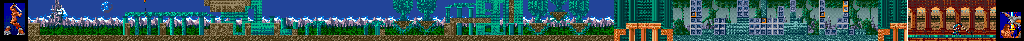 Thumbnail for a map of Round 1 for the Arcade game Nastar Warrior.