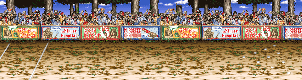 Thumbnail for a map of Bonus Game 2 for the Arcade game Night Slashers.