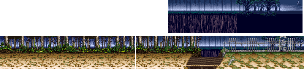 Thumbnail for a map of Stage 2 for the Arcade game Night Slashers.