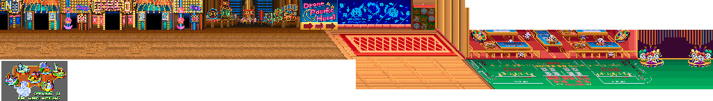 Thumbnail for a map of Stage 3: In Las Vegas for the Arcade game Ninja Baseball Bat Man.