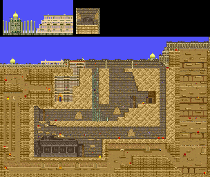 Thumbnail for a map of Round 4 for the Arcade game Ninja Kazan.