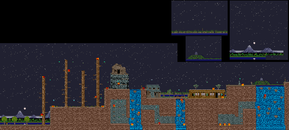 Thumbnail for a map of Round 5 Stage 1 for the Arcade game Ninja Kazan.