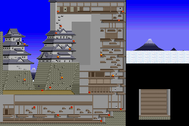 Thumbnail for a map of Round 5 Stage 2 for the Arcade game Ninja Kazan.
