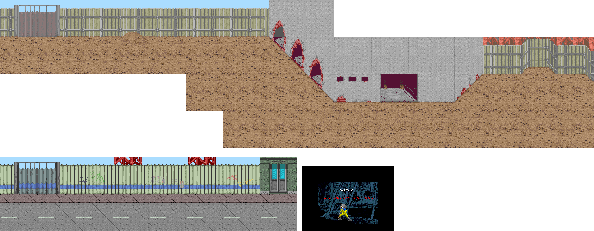 Thumbnail for a map of Chapter 3: Construction Work Spot for the Arcade game The Ninja Kids.