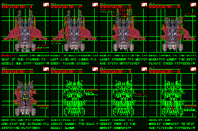 Thumbnail for a map of Missions (In-Game Map) for the Arcade game Omega Fighter.
