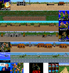 Thumbnail for a map of Rounds for the Arcade game Operation Wolf.
