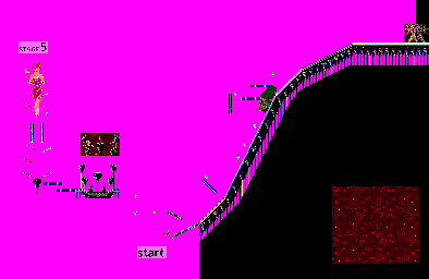 Thumbnail for a map of Stage 6 for the Arcade game Osman.