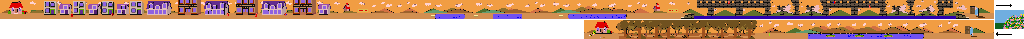 Thumbnail for a map of Trip 2 for the Arcade game Pac-Land.