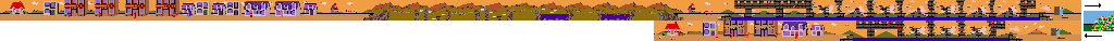 Thumbnail for a map of Trip 6 for the Arcade game Pac-Land.
