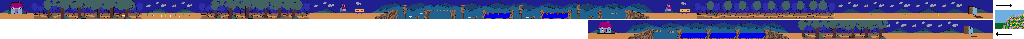 Thumbnail for a map of Trip 7 for the Arcade game Pac-Land.