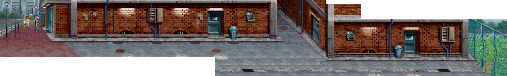 Thumbnail for a map of Round 3 Downtown for the Arcade game Pretty Soldier: Sailor Moon.