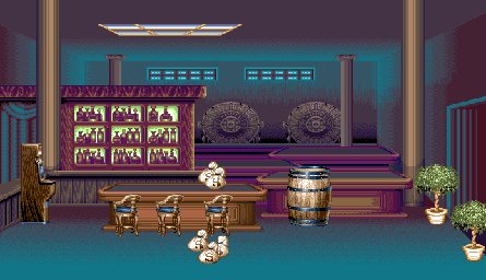 Thumbnail for a map of Stage 1 Gang Bar for the Arcade game The Punisher.