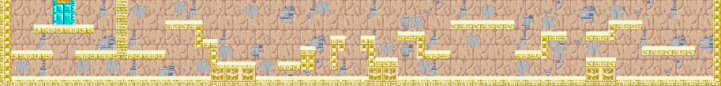 Thumbnail for a map of Stage-14 for the Arcade game Quartet.