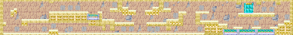 Thumbnail for a map of Stage-16 for the Arcade game Quartet.