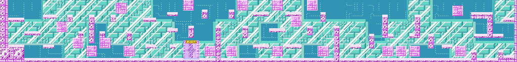 Thumbnail for a map of Stage-21 for the Arcade game Quartet.