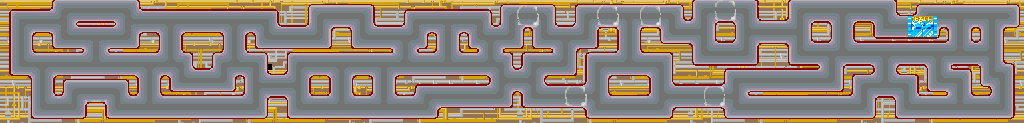 Thumbnail for a map of Stage-22 for the Arcade game Quartet.