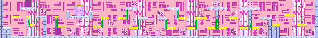 Thumbnail for a map of Stage-25 for the Arcade game Quartet.