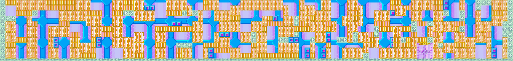 Thumbnail for a map of Stage-28 for the Arcade game Quartet.